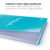 Cahier - Carnet - A5 - Spirales - Petits carreaux - 240 pages perforées - Bleu marine