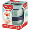 Lot de 2 pots à sauce - Bleu - Plastique - 40 ml - Pique-nique - Maped