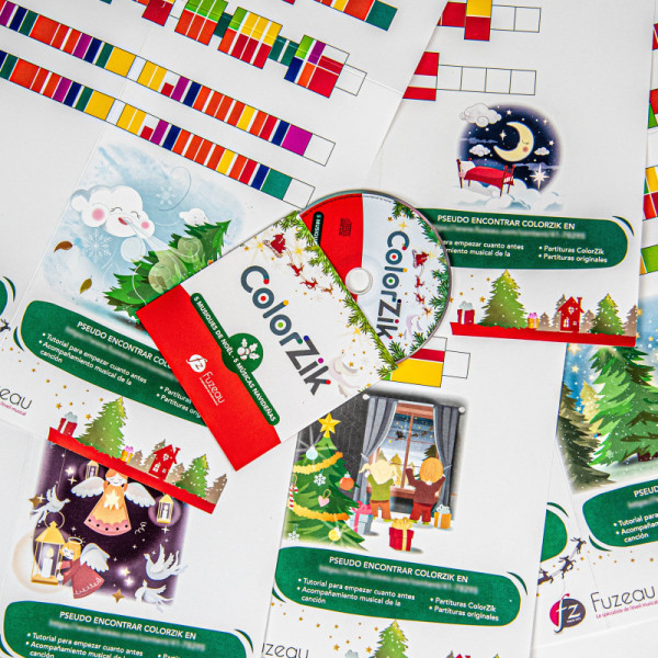 Livre + CD - Apprendre à jouer d'un instrument - Colorzik - Spécial Noël