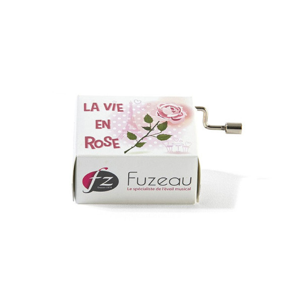 photo-Boite à musique - La vie en rose - Edith Piaf - Serinette - A partir de 3 ans