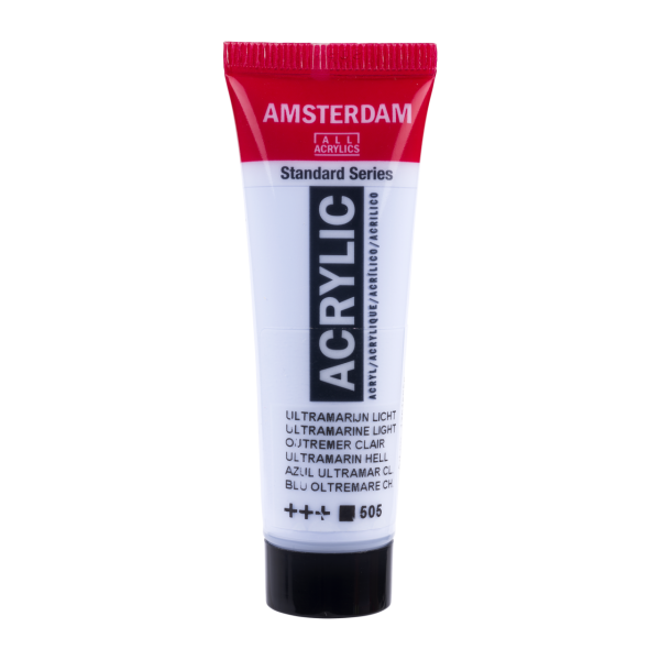 photo - Peinture Acrylique en tube outremer clair 20ml - Amsterdam