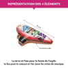 Ocarina - Instrument de musique - Terre cuite - Petit modèle - 10 cm - Fuzeau