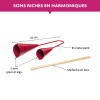 Cloche brésilienne - Petit modèle - Métal - Instrument de musique - Dès 5 ans