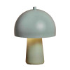 Lampe à poser - Métal - Vert pastel - Forme de champignon - 21x30 cm - Déco - Salon