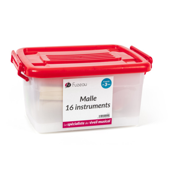 photo-16 instruments de musique - Percussions - Bois, peau, fer - Enfant dès 3 ans