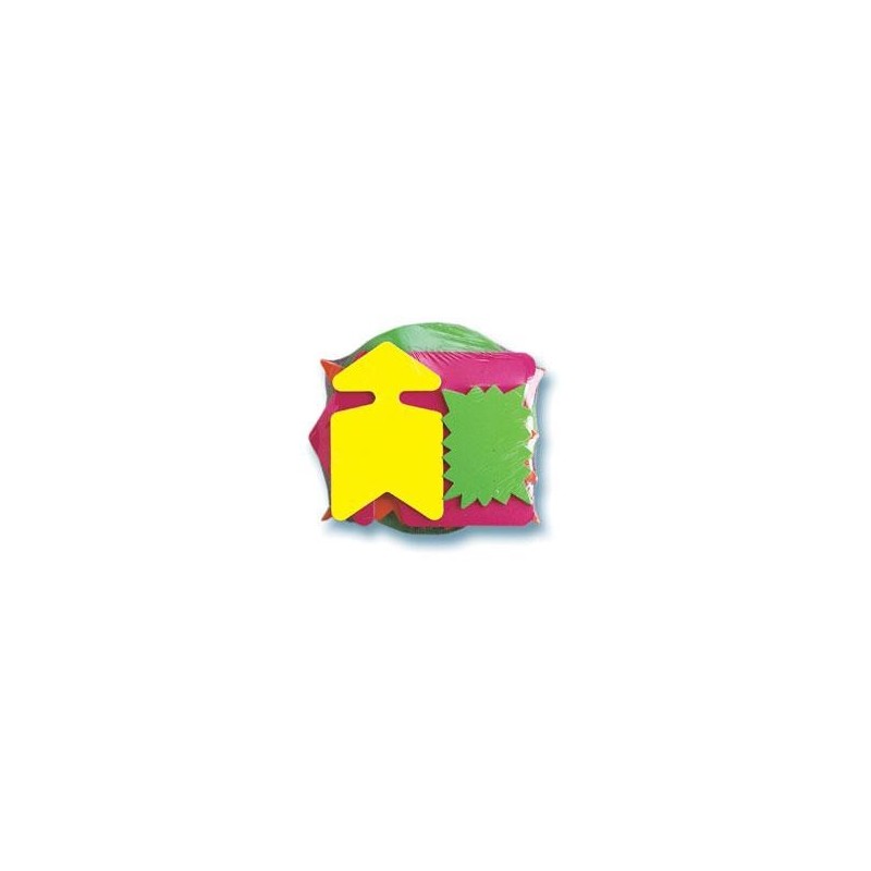 Assortiment 50 Cartons Fluo - 780G - Apli pas cher
