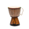 photo-Mini djembé - Instrument de musique du Sénégal - Bois massif - Fuzeau