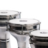 Derbouka - Aluminium - Instrument de musique - 30x15cm - Peau synthétique