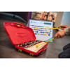 Paire de baguettes - Mailloche pour carillon, xylophone - Tête en plastique - 30 cm