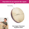 Ocean drum - Instrument musique, relaxation, méditation - 35cm diamètre