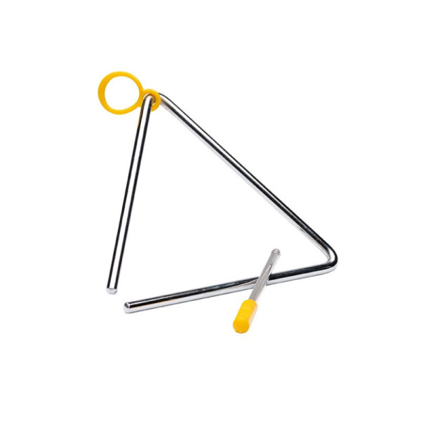 photo-Triangle - Instrument de musique - 19 cm - Métal - Avec batte - Enfant dès 5 ans