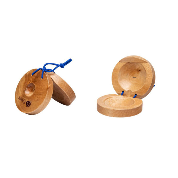 photo-Paire de castagnettes à doigts - Instrument de musique - Bois - Enfant dès 4 ans