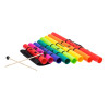 Boomophone - Xylophone - 8 tubes boomwhackers - Instrument de musique - Dès 4 ans