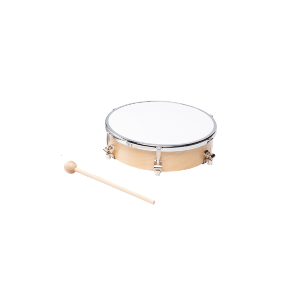 Tambourin - Instrument de musique - 20cm diamètre - Enfant dès 4 ans