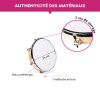 Tambourin - Instrument de musique - 25cm diamètre - Enfant dès 4 ans