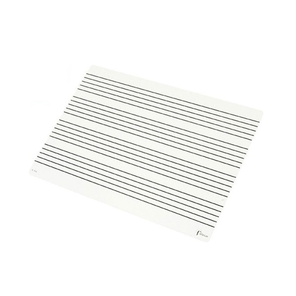 photo-Ardoise effaçable - Avec portées musicales - 32 x 22 cm - 1 face - Apprentissage solfège