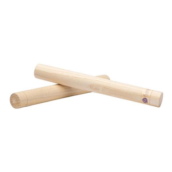photo-Claves en bois - 18 cm - Instrument de musique - Lot de 2 - Pour enfant dès 3 ans