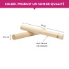 Claves en bois - 18 cm - Instrument de musique - Lot de 2 - Pour enfant dès 3 ans