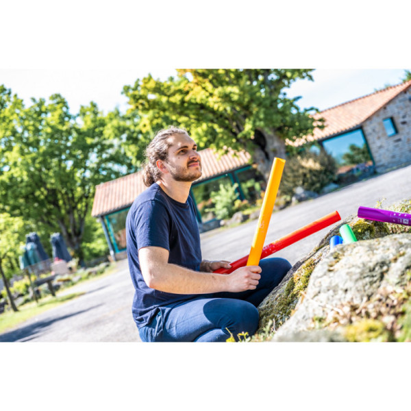 Boomophone - Xylophone - 5 tubes boomwhackers - Instrument de musique - Dès 4 ans