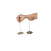 Crotales indiennes - Instrument de musique zen - Relaxation, méditation - 8 cm