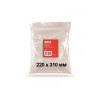 photo-100 Sachets plastiques 220x310mm fermeture zip Apli