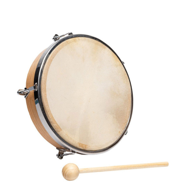 photo-Tambourin - A frapper - Diamètre 20 cm - Instrument de musique - Dès 4 ans