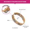 Couronne avec 12 cymbalettes - Diamètre 20 cm - Instrument de musique - Dès 5 ans