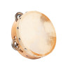 Tambourin avec 8 cymbalettes - Diamètre 15 cm - Instrument de musique - Dès 3 ans
