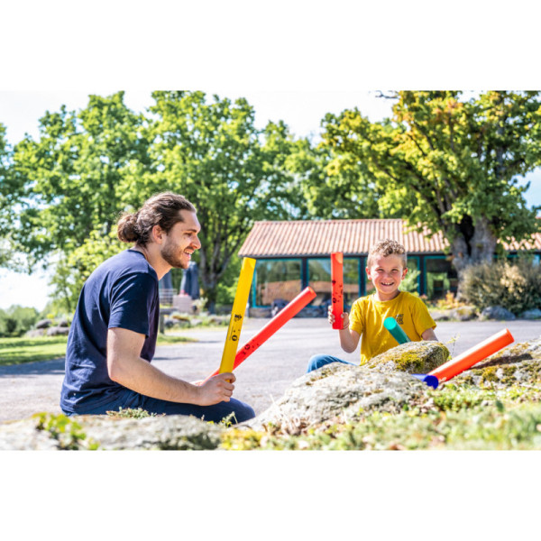 Boomwhackers - 8 tubes à sons - Instrument de musique - Enfant dès 7 ans