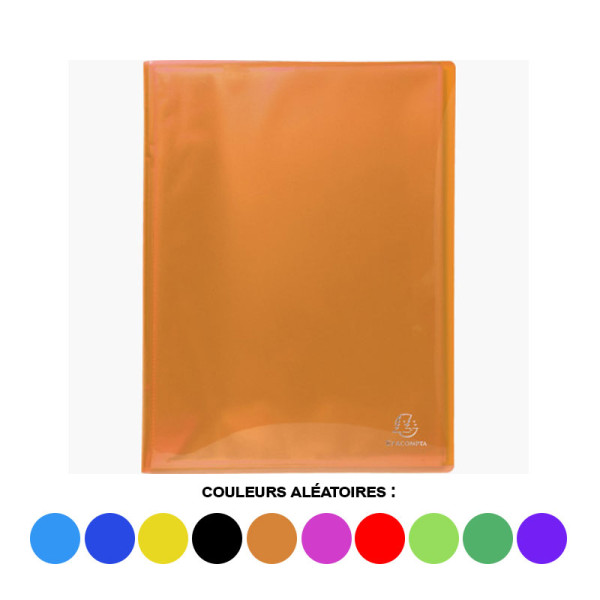Porte-vues - Lutin - 200 vues - Polypro semi-rigide - A4 - Couleurs assorties - Exacompta