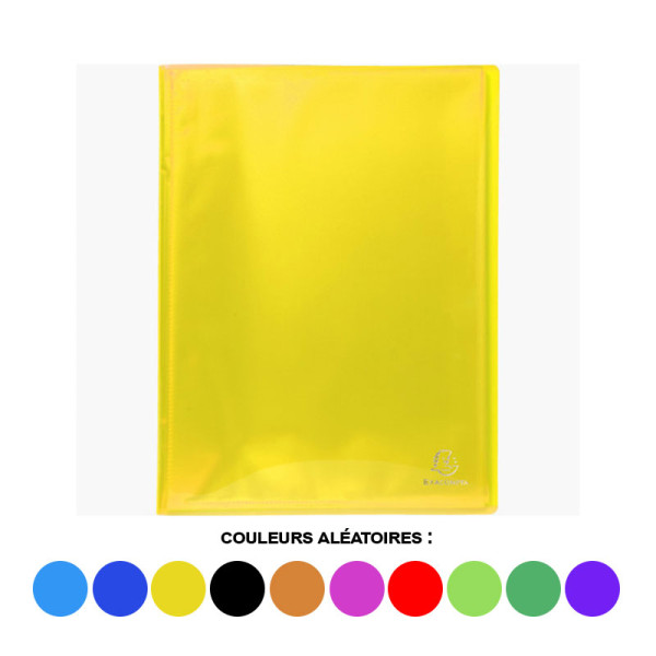 Porte-vues - Lutin - 200 vues - Polypro semi-rigide - A4 - Couleurs assorties - Exacompta
