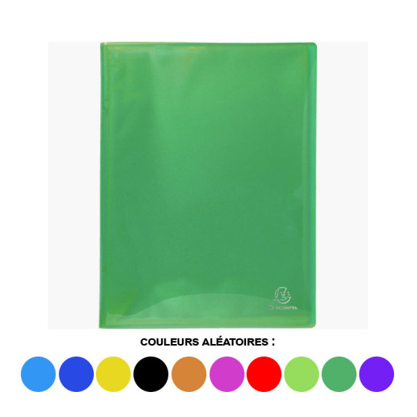Porte-vues - Lutin - 40 vues - Polypro semi-rigide - A4 - Couleurs assorties - Exacompta