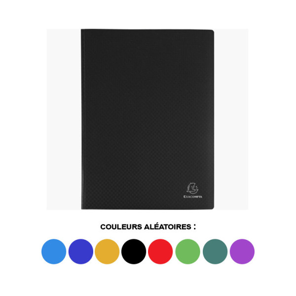 Porte-vues - Lutin - 20 vues - Polypro - A4 - Couleurs assorties - Exacompta