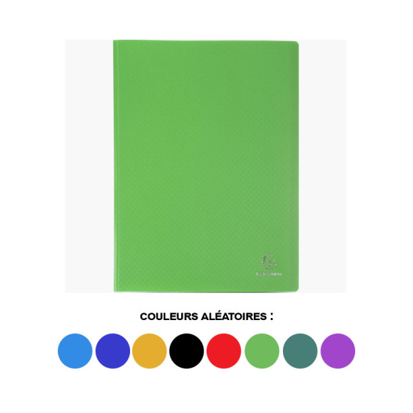 Porte-vues - Lutin - 80 vues - Polypro - A4 - Couleurs assorties - Exacompta