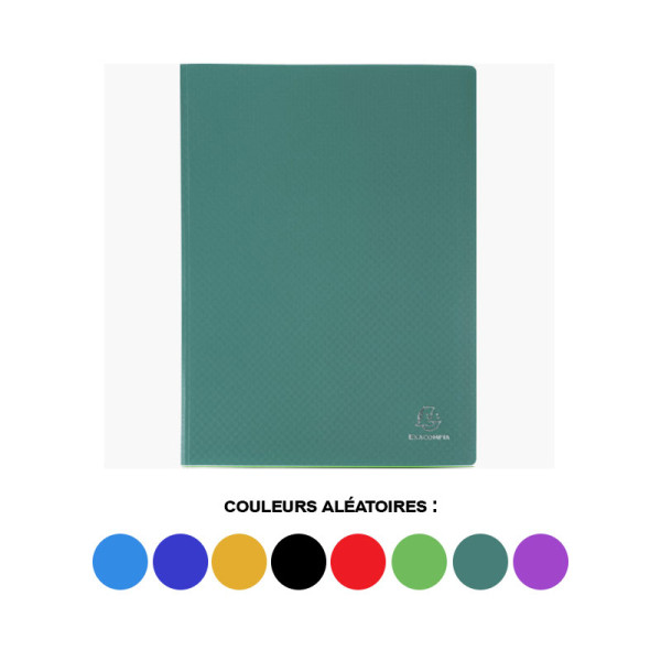 Porte-vues - Lutin - 80 vues - Polypro - A4 - Couleurs assorties - Exacompta