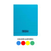 photo-Cahier - 17x22cm - Grands carreaux - 96pages - Polypro - Couleurs assorties