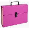 Trieur valisette - 20 compartiments - 34x25x8cm - Poignée - Couleurs assorties - Exacompta