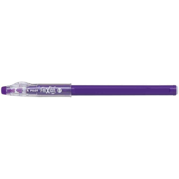photo-Stylo roller - FriXion Ball Stick - Encre gel - Pointe moyenne 0,7mm - Violet - Pilot