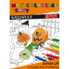 photo-Coloriage - Halloween - Citrouille - Grand format - 120x80cm - Enfant - Bouchut