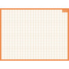 photo-Ardoise effaçable - 1 face grands carreaux - 1 face carte des fleuves de France - 32x42cm