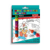 photo-Coloriage - Les pirates - 5 dessins + 1 crayon 7 couleurs - Enfant - Format voyage