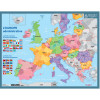 photo-Fiche mémo - Carte de l'Europe - 2 faces - 20,5x26,5cm - Scolaire - Bouchut