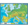 Fiche mémo - Carte de l'Europe - 2 faces - 20,5x26,5cm - Scolaire - Bouchut
