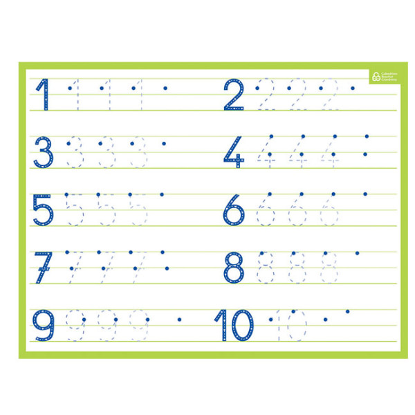 Ardoise effaçable - Apprendre les chiffres et les calculs - 32x42cm - Bouchut