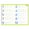 Ardoise effaçable - Apprendre les chiffres et les calculs - 32x42cm - Bouchut