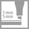 Feutres de dessin - Stabilo - Pen 68 Max - Pointe large - 12 couleurs - Gamme Arty