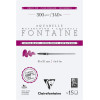 photo-Bloc  - Peinture aquarelle - Grain fin - 10x15cm - 300g - Clairefontaine - Fontaine