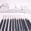 Crayons graphite - Dessin - Beaux-arts - Conté à Paris - 12 dureté 3H à 6B