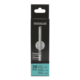 photo-Fusains - Beaux-arts - Dessin - 20 pièces - 4mm, 6/8mm, 12mm - Sennelier