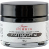 photo-Encre de calligraphie pigmentée - Noir profond - Jacques Herbin - Flacon 40ml